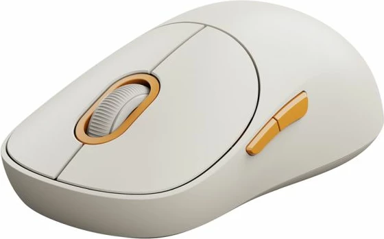 Maus Xiaomi Wireless Mouse 3, 2.4GHz + Bluetooth, 1200DPI, silent click, off-white/krem