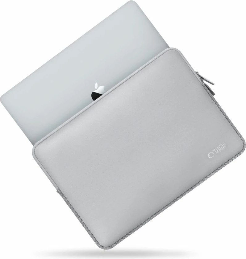 Kasë laptopi Tech-Protect NeoSlim 13-14 inç me çantë aksesorësh, Gri set