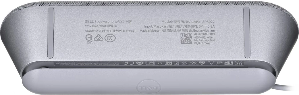 Speakerphone Dell SP3022, me kabllo, Gri