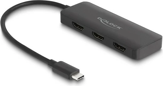 Adapter USB-C DeLOCK, MST 3x HDMI, 4K 60Hz, i zi