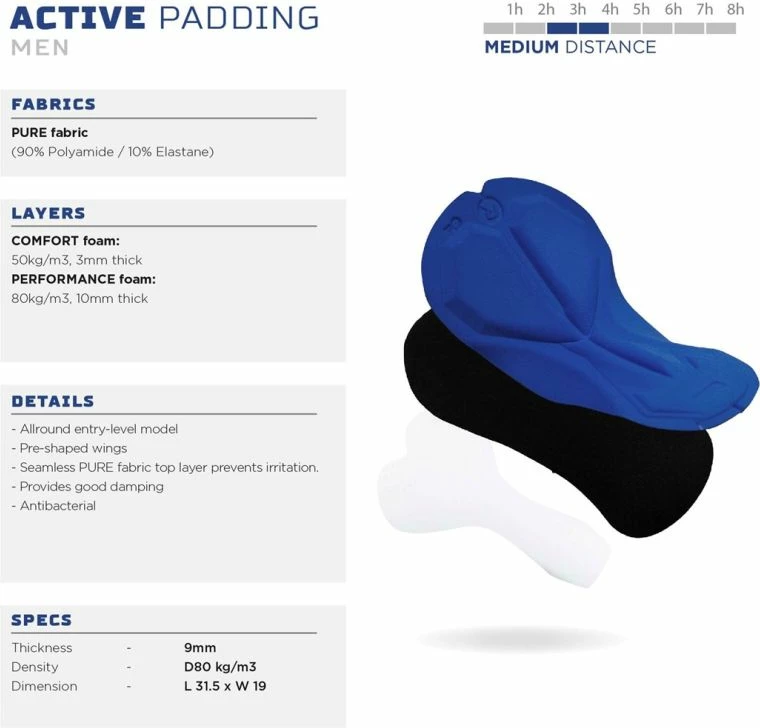 Atlete biçiklete për meshkuj Rogelli, zi-kaltër