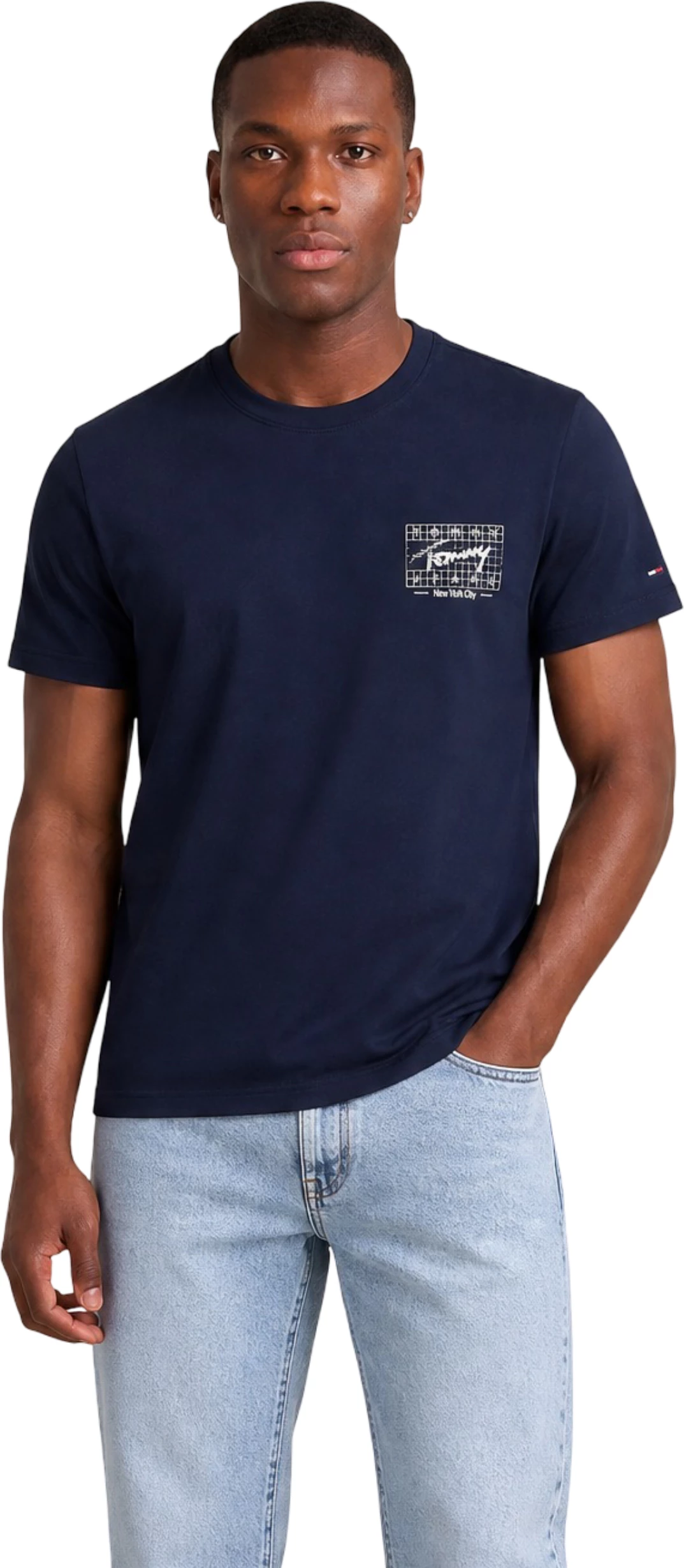 Maicë për meshkuj Tommy Hilfiger Jeans DM0DM23177, blu e errët