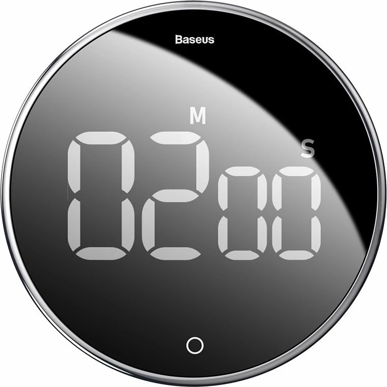 Timer elektronik Baseus Heyo ACDJS-01, me ekran digjital, i zi