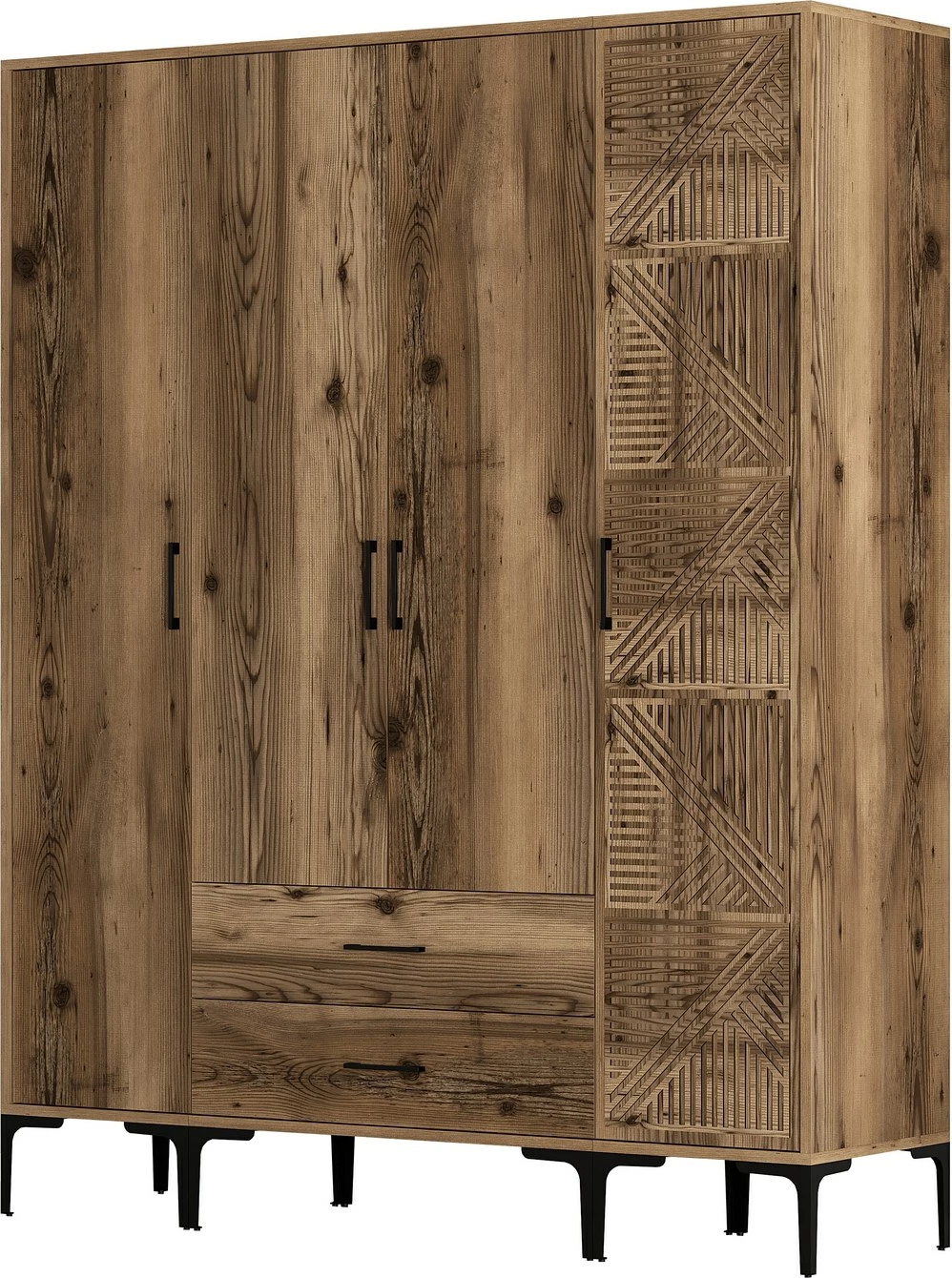 Dollap garderobe, ngjyrë arre, Skye Decor, Kumsal STP