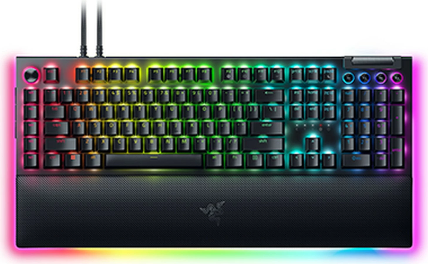Tastierë mekanike Razer BlackWidow V4 Pro, RGB, QWERTZ, Razer Yellow, e zezë