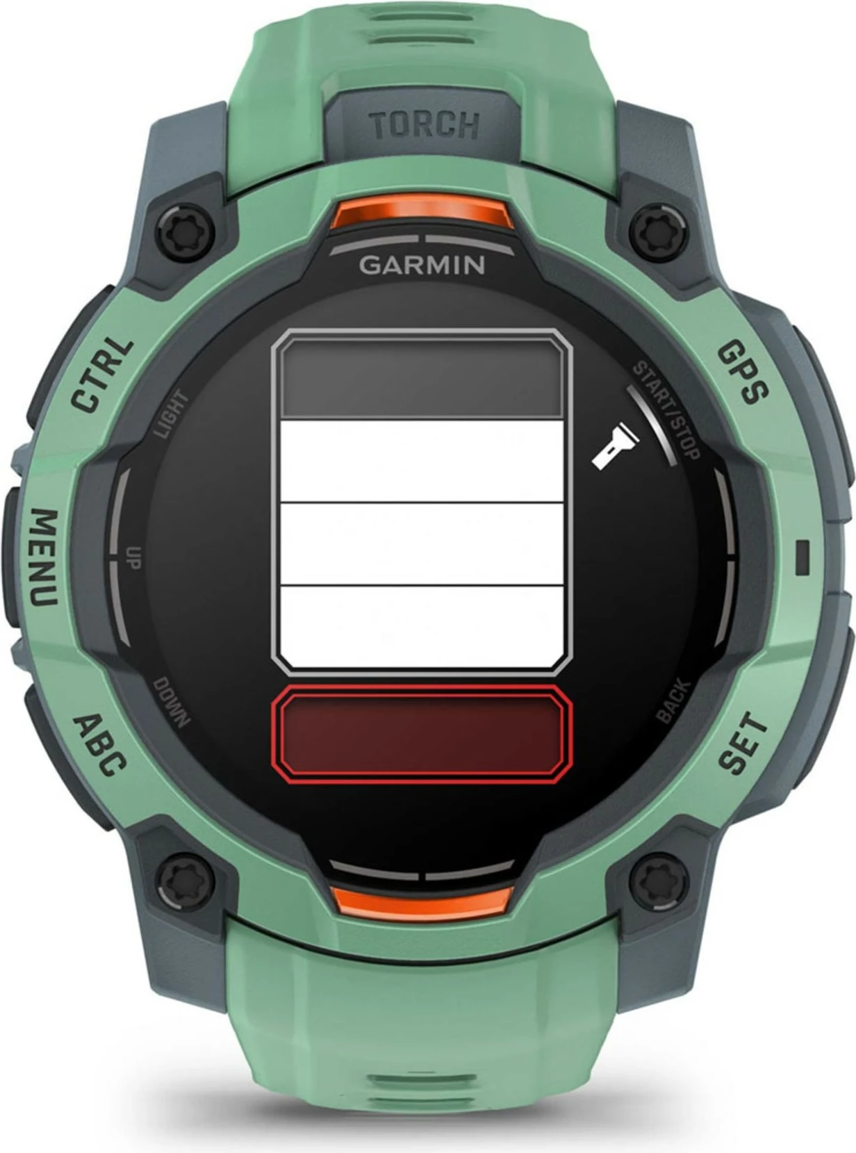 Smartwatch Garmin Instinct 3 AMOLED, 4GB, GPS, Ekran 1.2 inç, jeshile