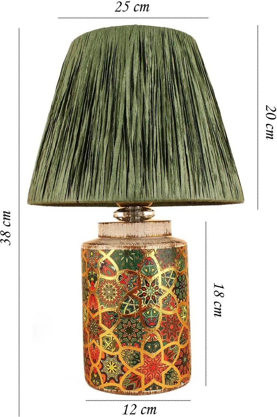 Llambë tavoline Opviq, ngjyrë e gjelbër, YL683