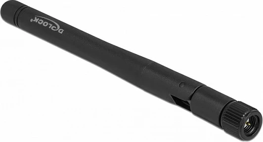 Antenë 5G DeLOCK, SMA, 3.3-5.0GHz, 4.5 dBi, 10.9cm, omni, e zezë