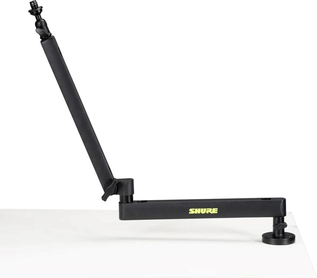 Krah mikrofonik SHURE SH-BROADCAST2 për tavolinë, profil i ulët, i zi