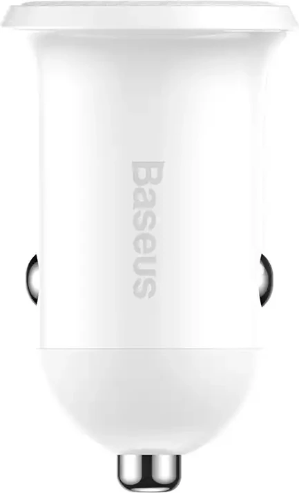 Karikues veture Baseus CCALLP-02, 2x USB-A, 24W, bardhë