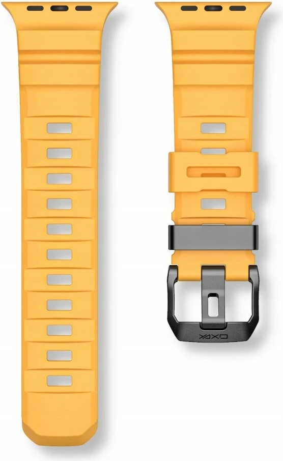 Rrip për Apple Watch Yaxo Rugged Evo Sport Band 44/45/46/49 mm, Sunny Yellow