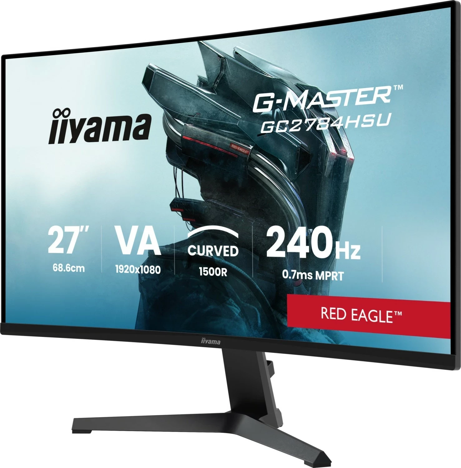 Monitor iiyama G-Master GC2784HSU-B1 Red Eagle 27 inch, 240Hz, Full HD, VA, i zi