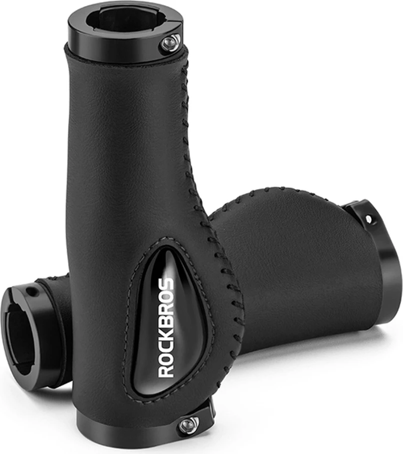 Doreza biçiklete Rockbros 40720001001, lëkurë ekologjike, e zezë