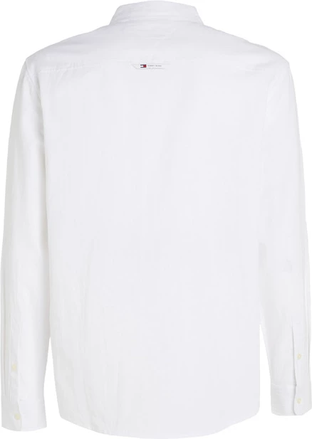 Këmishë për meshkuj Tommy Hilfiger Jeans, e bardhë