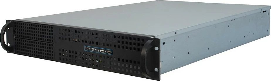 Kasë serveri Inter-Tech 2U-2129N, 2U Rack 19", 6x3.5", ATX/EATX, e zezë/argjendtë