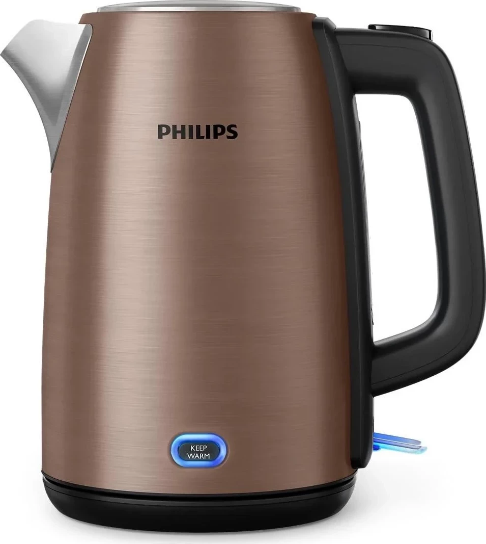 Çajnik elektrik Philips HD 9355/92, 1.7L, bakër
