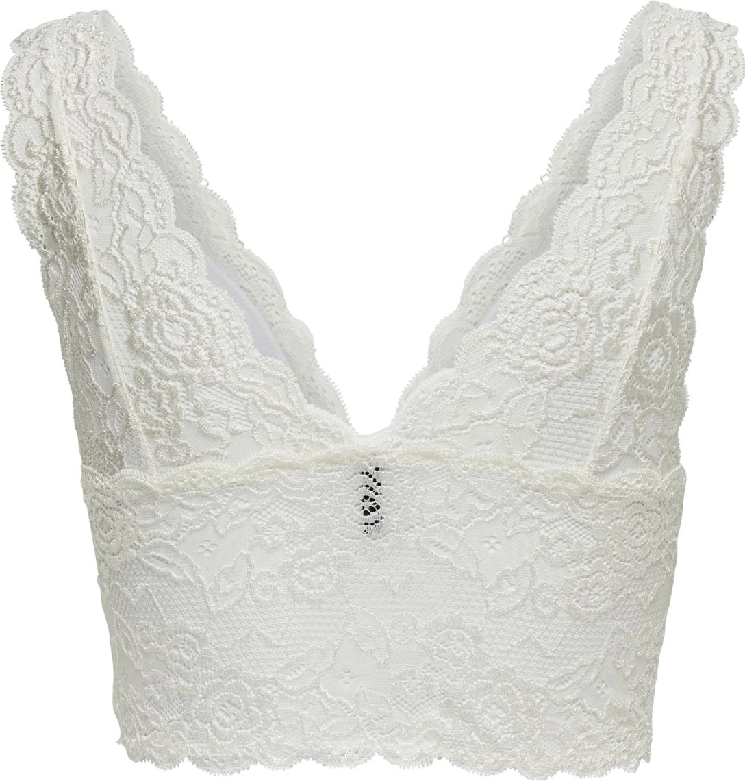 Sutjenë për femra Only ONLCHLOE Lace 15107599, e bardhë [Madhësia: L]