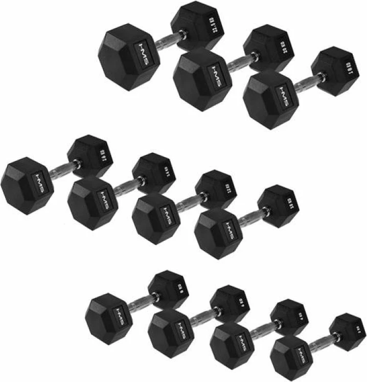 Peshë HMS HEX PRO 8 KG për meshkuj dhe femra, e zezë