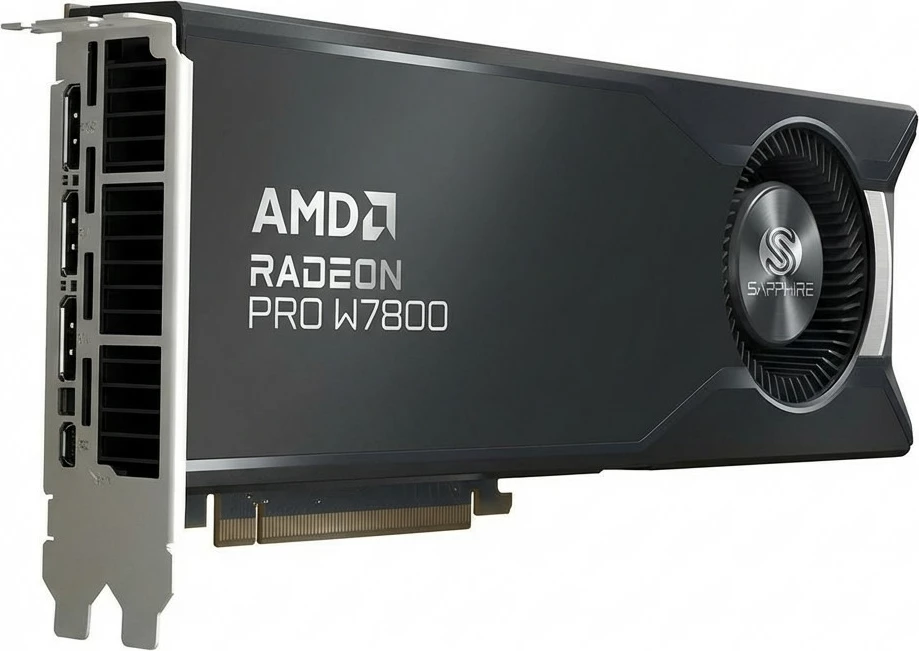 Kartelë grafike Sapphire Radeon Pro W7800, 48GB GDDR6, PCI-Express, e zezë