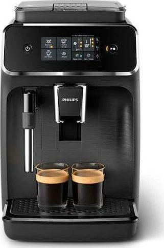 Makinë espresso automatike Philips EP2220/10, 1.8L, 15 bar, me mulli dhe frother qumështi, e zezë