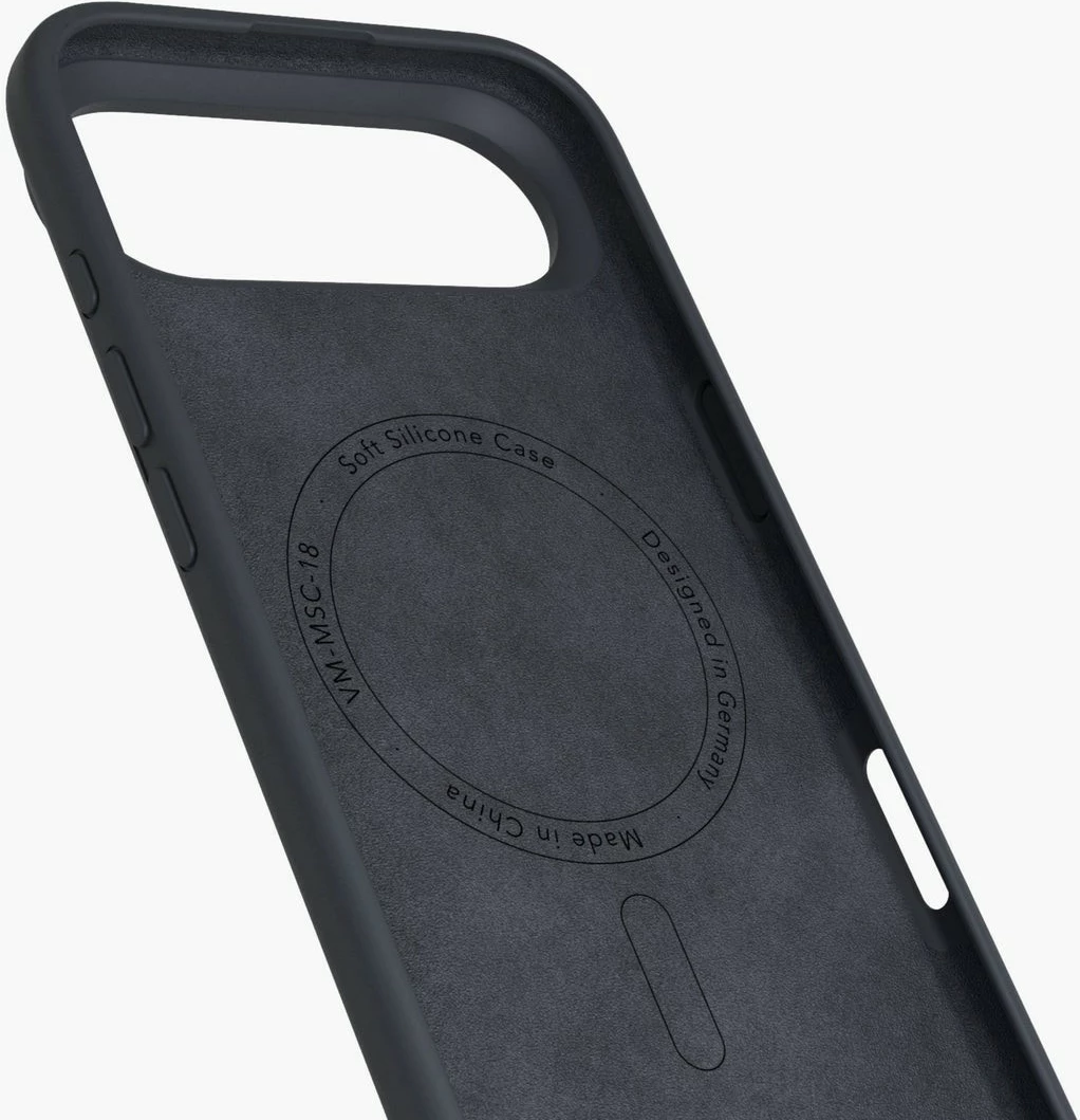 Mbështjellës Vonmählen Soft Silicone Case për iPhone 17 Air navy
