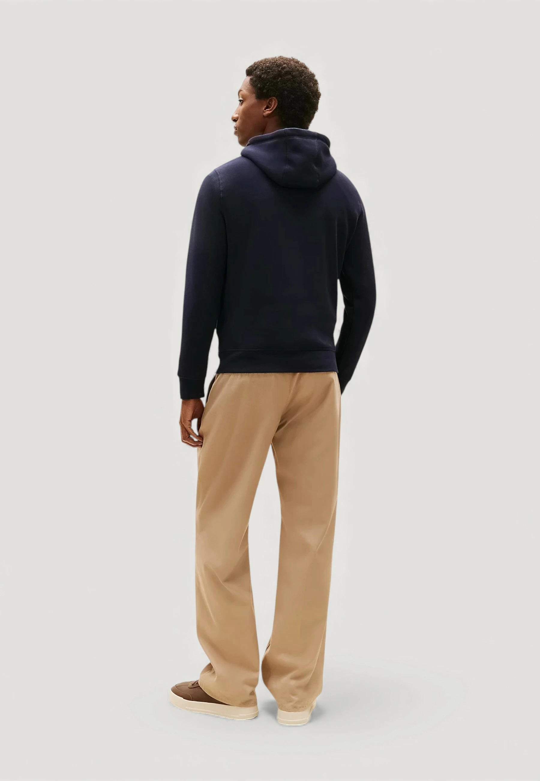 Duks me kapuç për meshkuj Tommy Hilfiger CORE TOMMY LOGO MW0MW10752, kaltër e errët [Madhësia: XS]