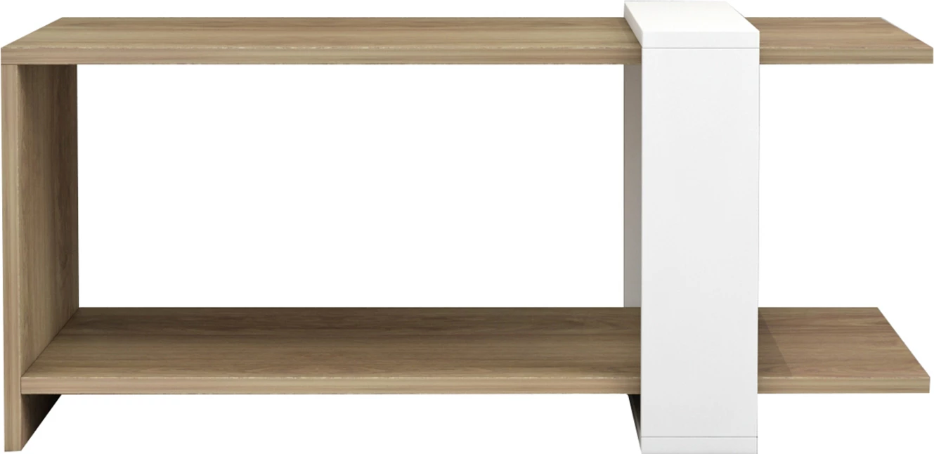 Tavolinë kafeje WILMA FH8950.11 melaminë natyrale-bardhë 80Χ50Χ35H cm