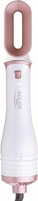 Tharëse flokësh 5-në-1 Adler AD2027 1200W, set me 5 shtojca, pearl white/rose gold