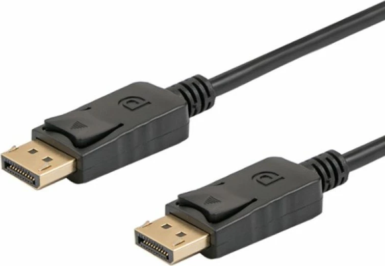 Kabllo DisplayPort Savio CL-136, e zezë, 2m