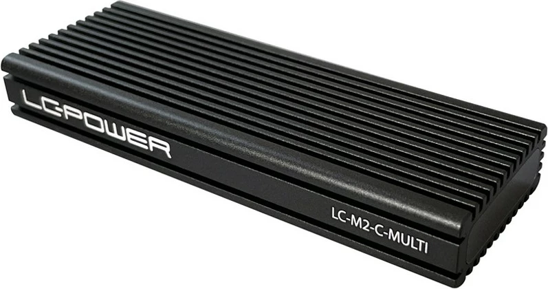Kasë SSD LC-Power LC-M2-C-MULTI, M.2, USB 3.2, e zezë