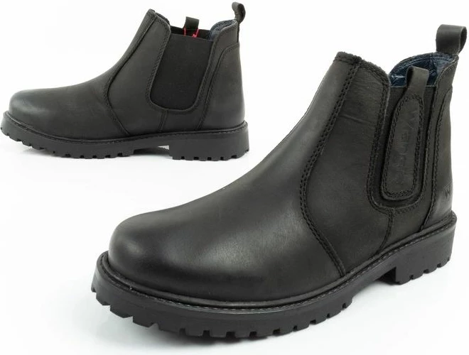 Çizme chelsea për meshkuj Wrangler, lëkure