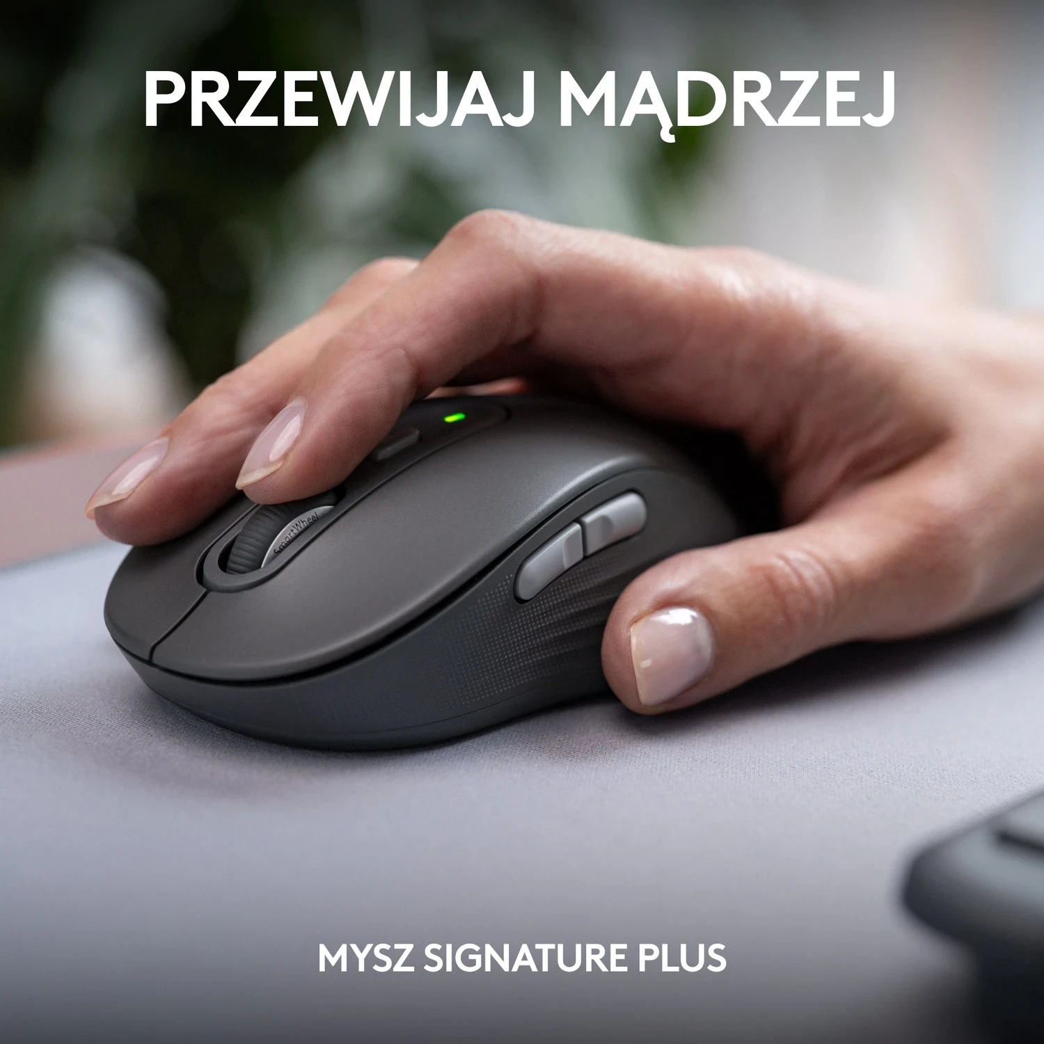 Tastierë dhe Maus Logitech Signature Slim MK950, Wireless, Grafit