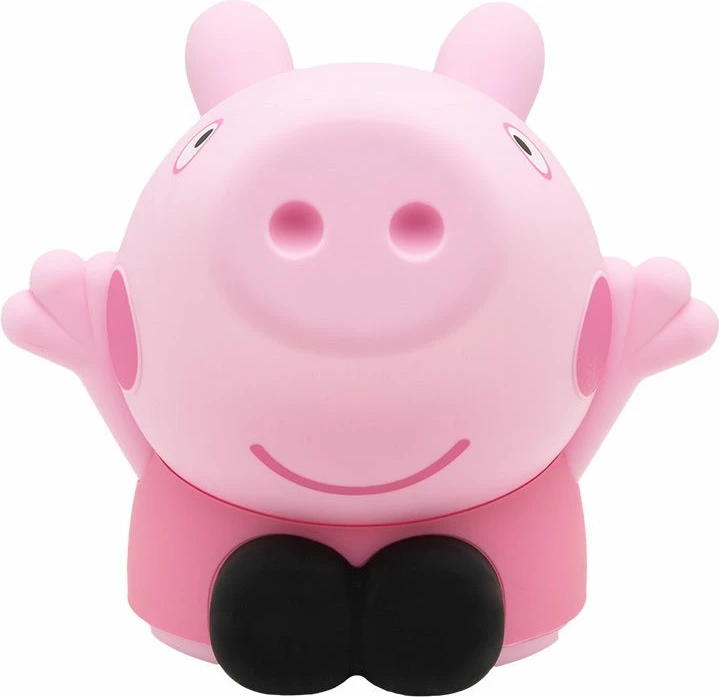 Lampë nate Paladone Peppa Pig, silikon, 15 cm, me bateri të rikarikueshme, rozë