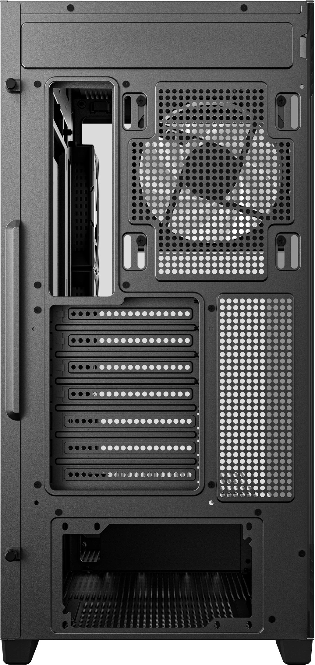 Kasë Deepcool CG580 4F, Midi Tower, ATX, xham i temperuar, e zezë