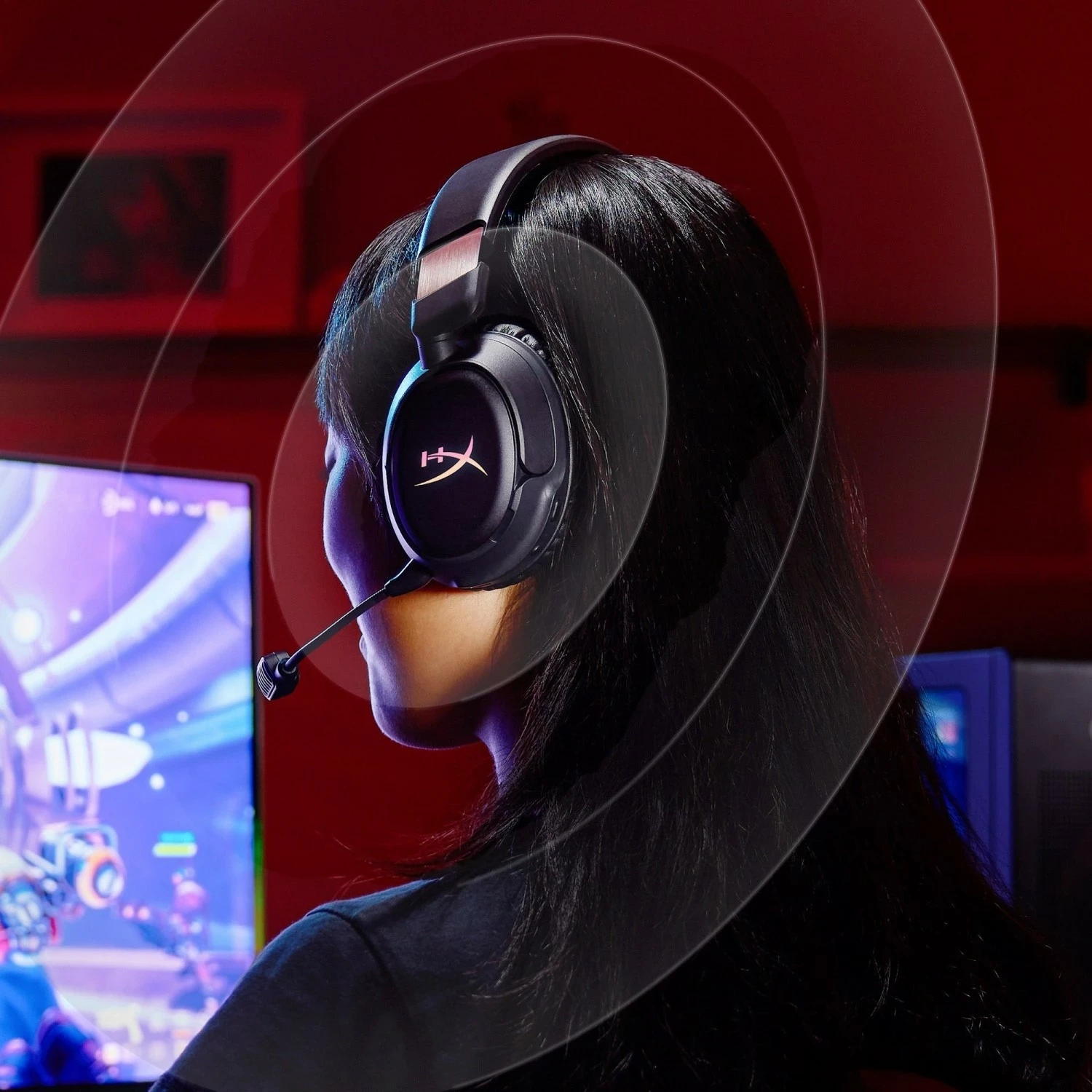 Kufje wireless HyperX Cloud Flight 2, me mikrofon të ndashëm, për PC/PS4/PS5/Switch, e zezë