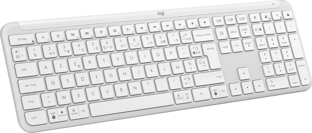 Tastierë wireless Logitech SIGNATURE SLIM K950, e bardhë