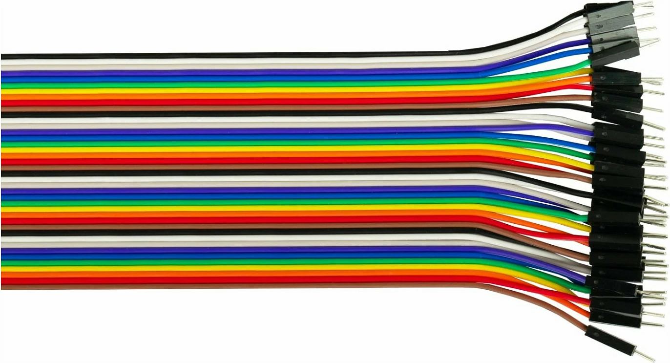 Kabllo jumper Kabelmeister 40-Pin St-St, 40 cm, shumëngjyrëshe