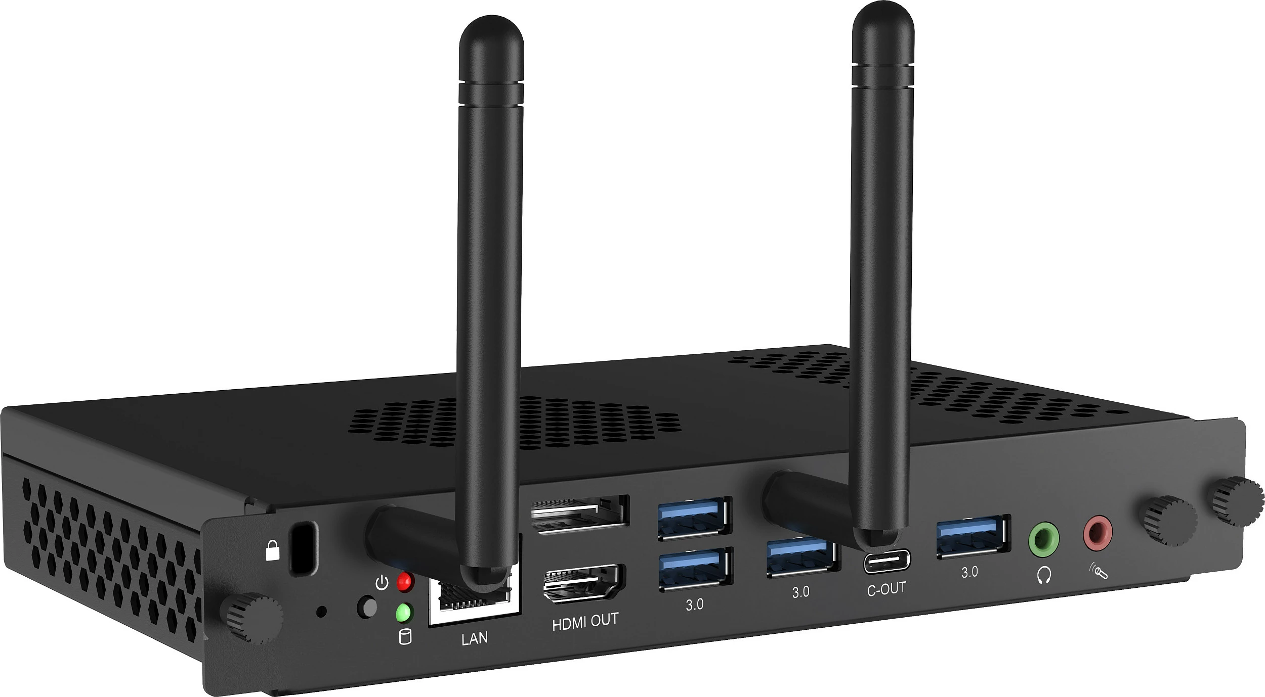 Mini PC iiyama OPC51204BC-1, Core i5-12450H, 8GB RAM, 256GB SSD, Windows 11 IoT Enterprise, e zezë