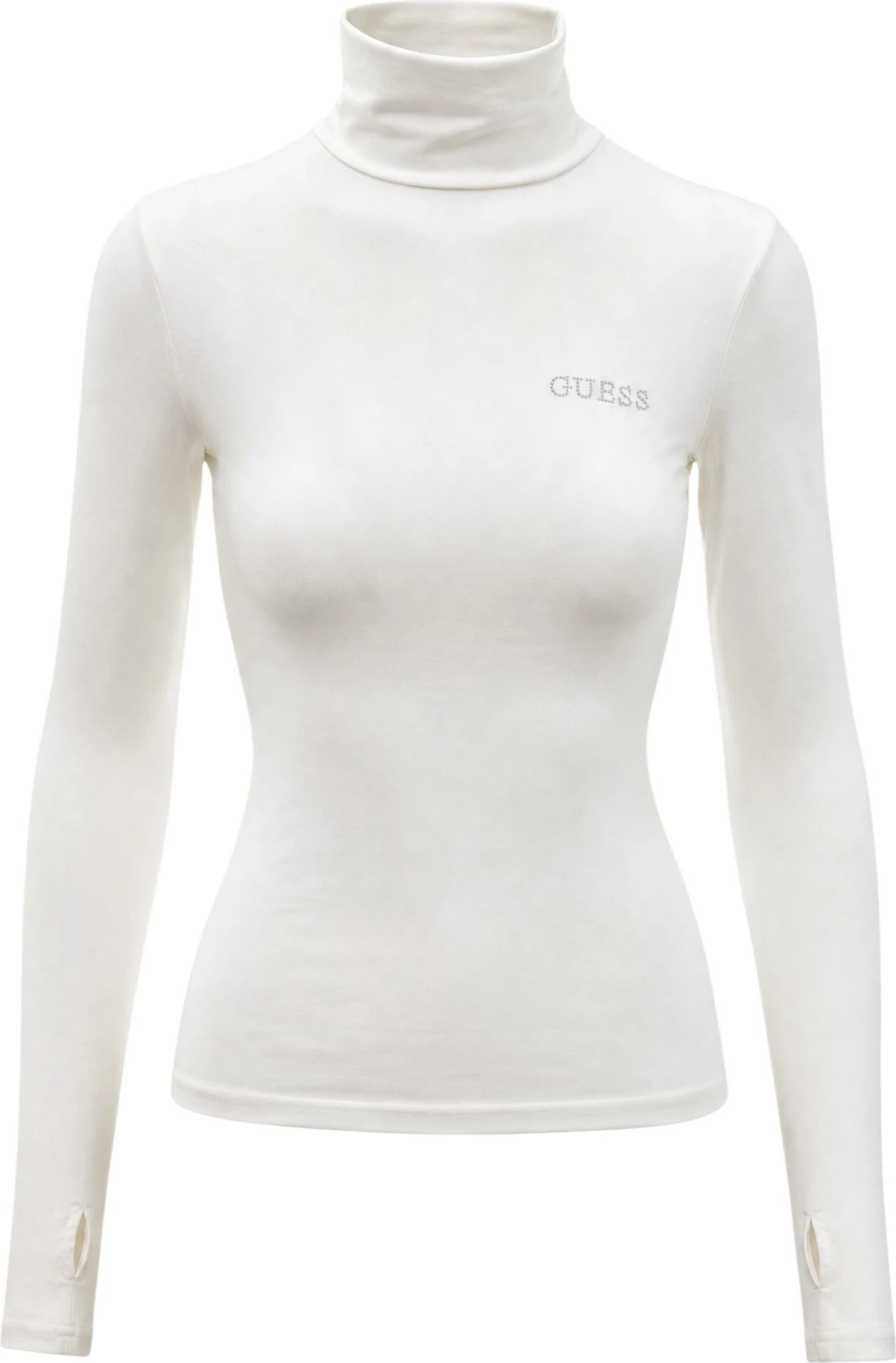 Maicë me mëngë të gjata për femra Guess Greta V6BP11 K6907, krem [Madhësia: XS]