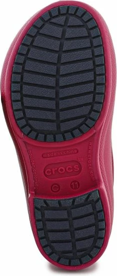 Çizme shiu për fëmijë Crocs Wellie Rain Boot Girl 50004-00209, pomegranate
