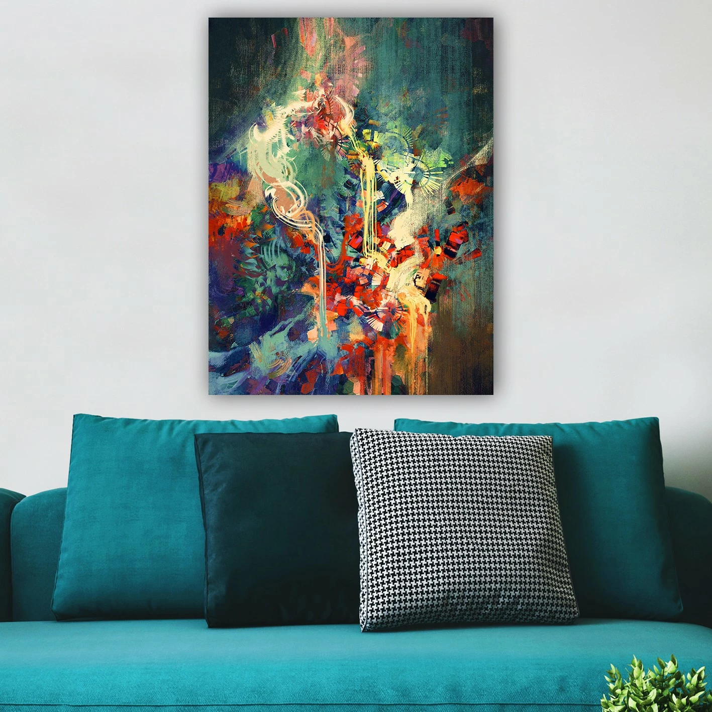 Pikturë dekorative në kanavacë, shumëngjyrëshe, Wallity, 70x100cm, 300140801_70100