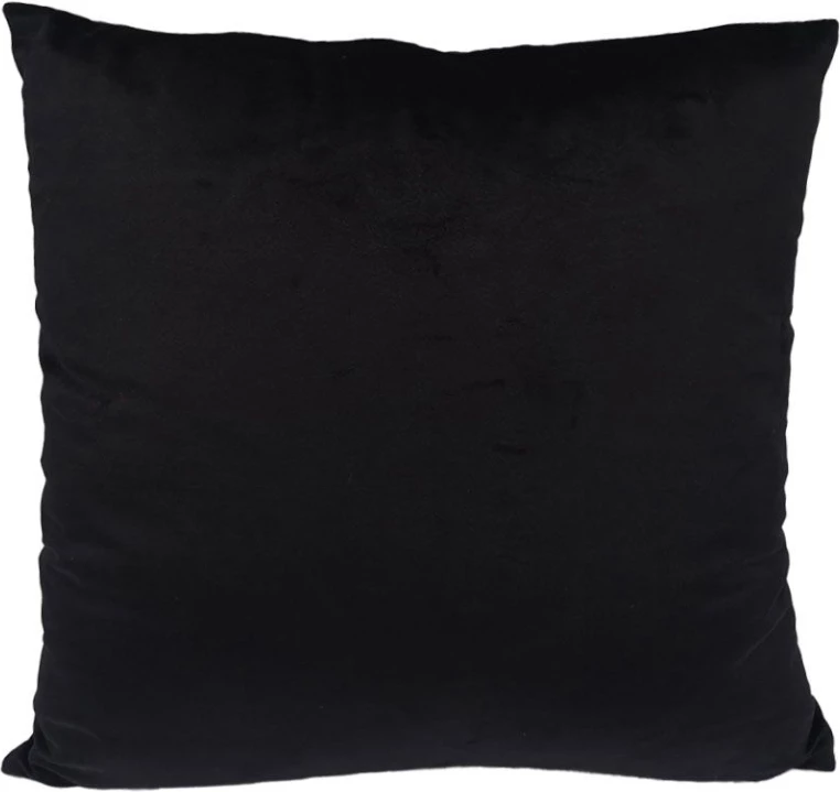 Jastëk dekorativ Panther, kadife e zezë, 45x45cm