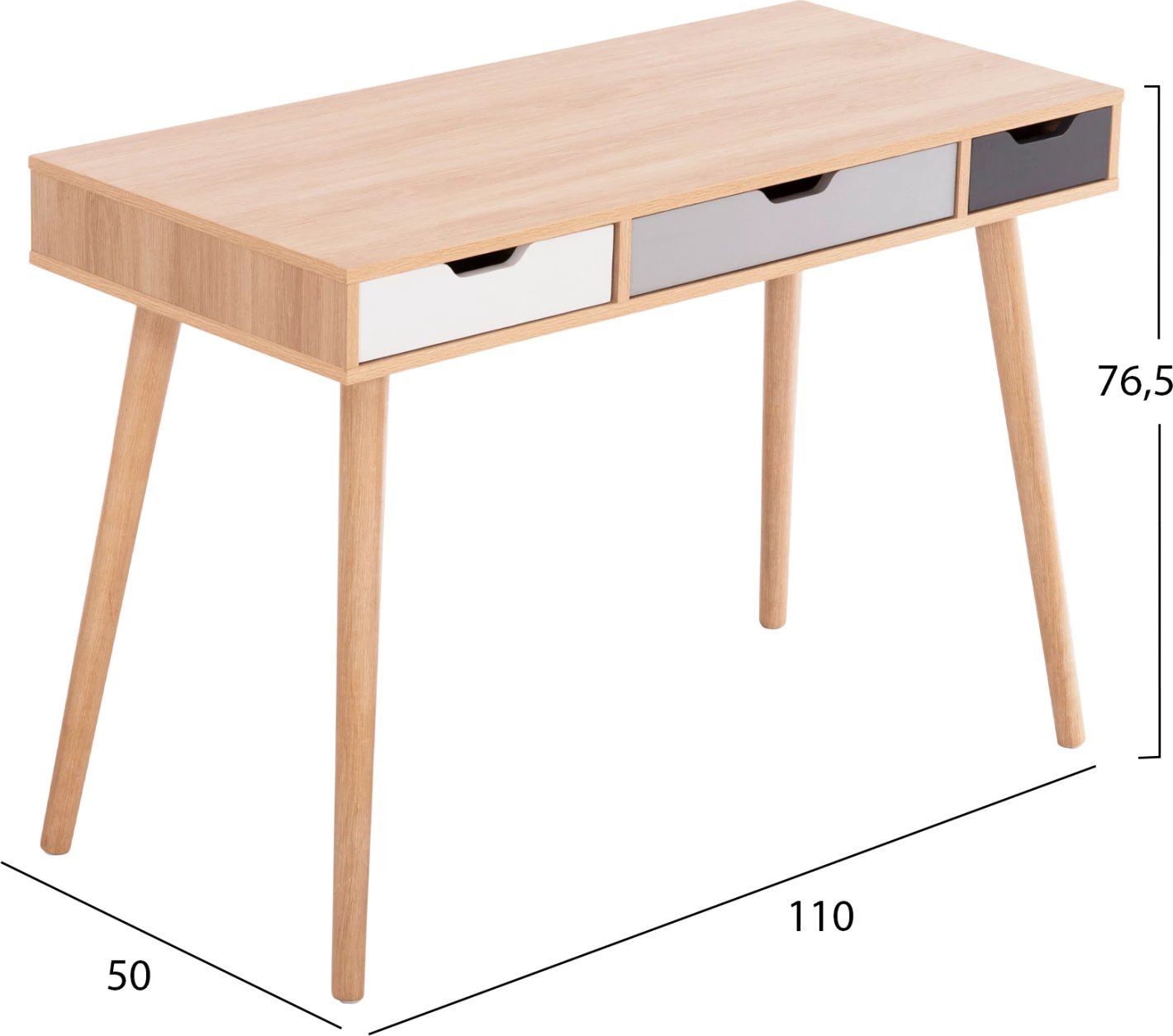 Sipërfaqe Tavoline GAET FH18292 melamine sonama-gri-bezhë-bardhë 110x50x76.5Hcm