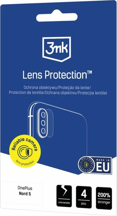 Mbrojtës xhami për kamerë 3mk Protection Lens Protection Hybrid për OnePlus Nord 5G