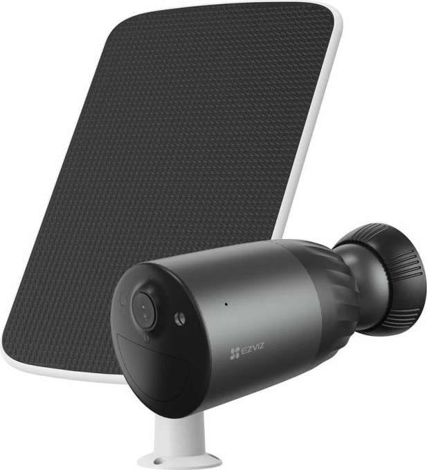 Kamerë sigurie IP ezviz BC1C 4K 8MP me panel diellor, e zezë