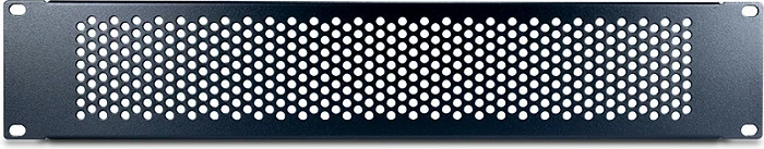 Panel mbulues rack Inter-Tech IPC 19" 2U, i shpuar, RAL 9005, i zi
