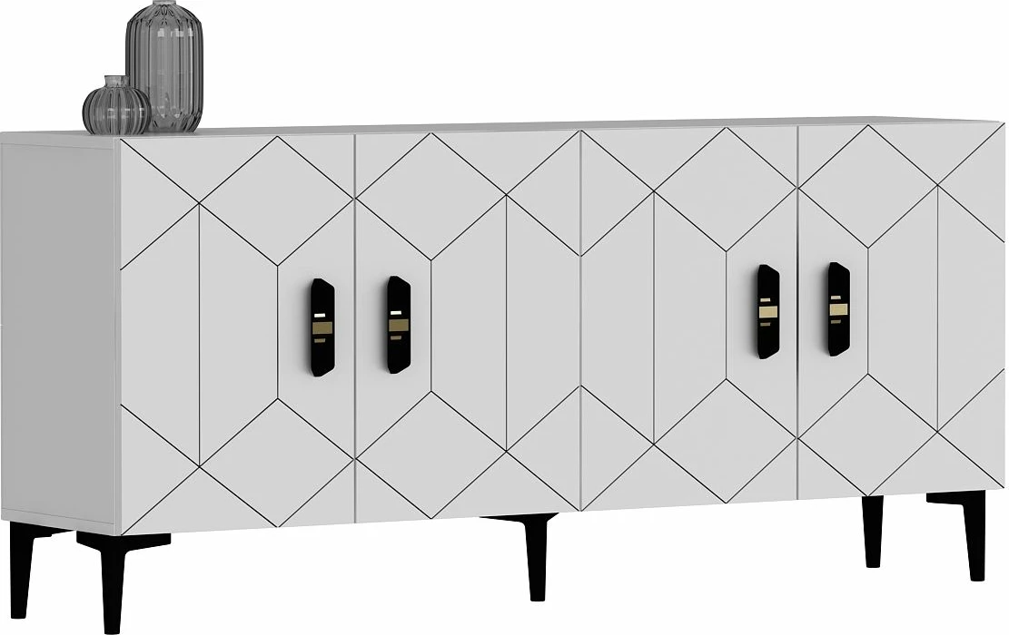 Konsol Skye Decor, Cross KB150, e bardhë