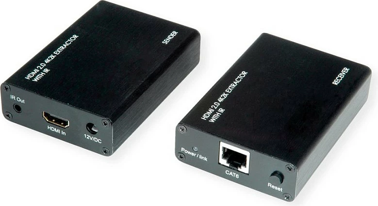 HDMI extender ROLINE, Cat6a, 4K@60Hz, 30 m, i zi