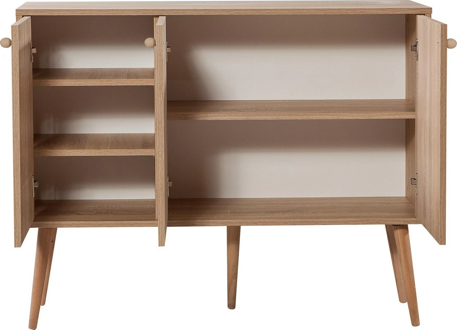 Konsol Hanah Home, Mega - 122, ngjyrë lisi Sonoma