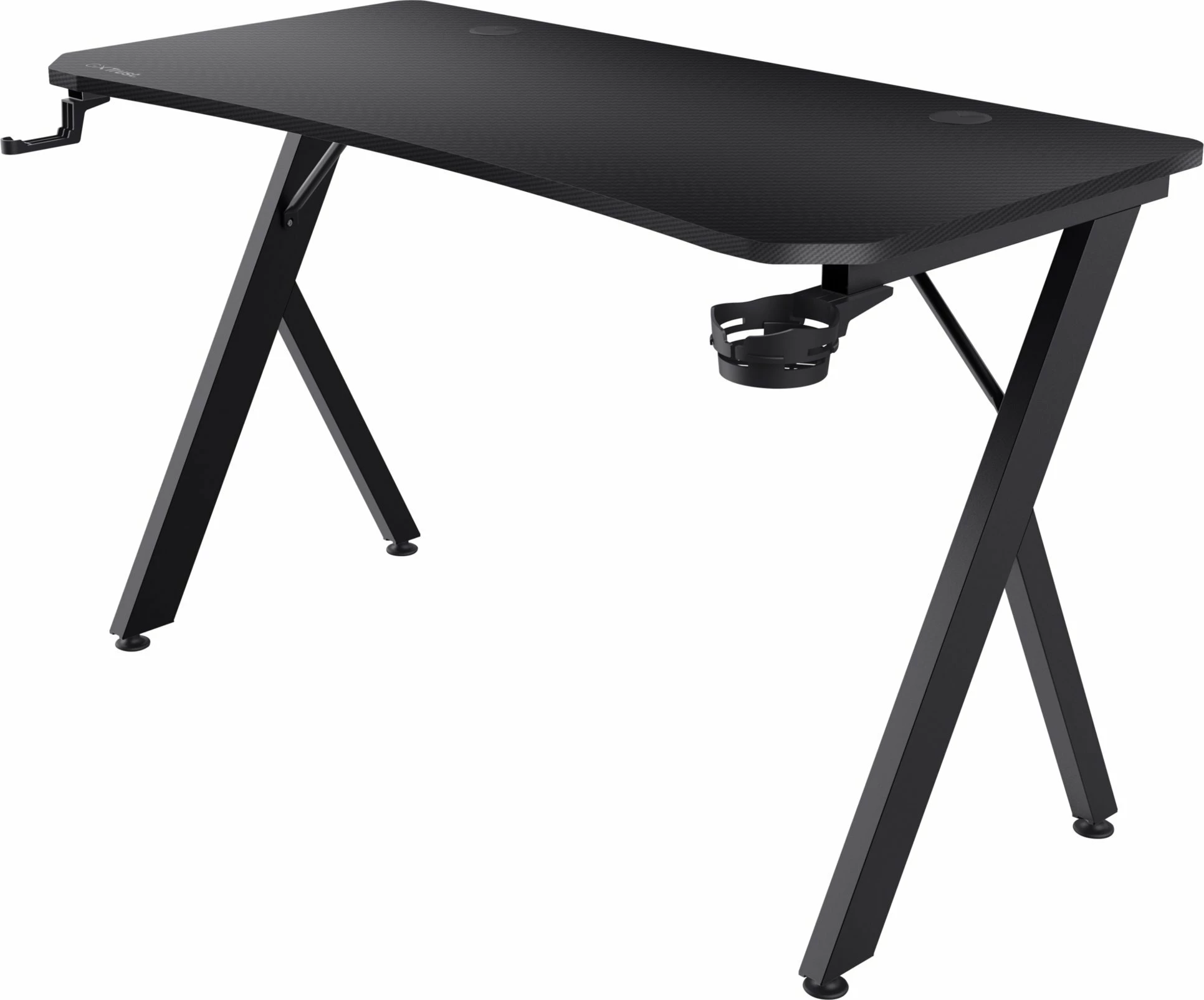 Tavolinë gaming Trust GXT 700 Omnius, e zezë, 120 x 60 cm